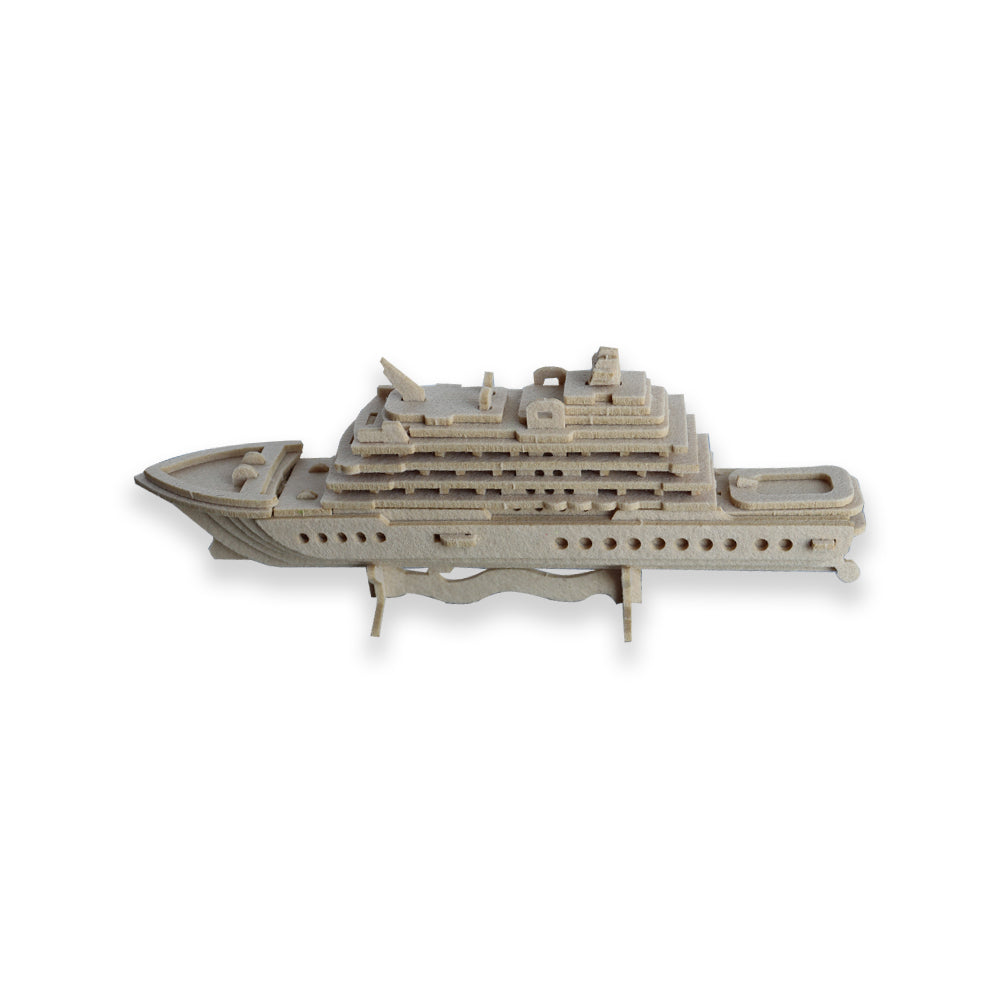 Feltor 3D puzzle for kids, felt luxury cruise ship three-dimensional puzzle, DIY children's ship model kit, can be used as desktop decoration, give children an excellent toy birthday gift