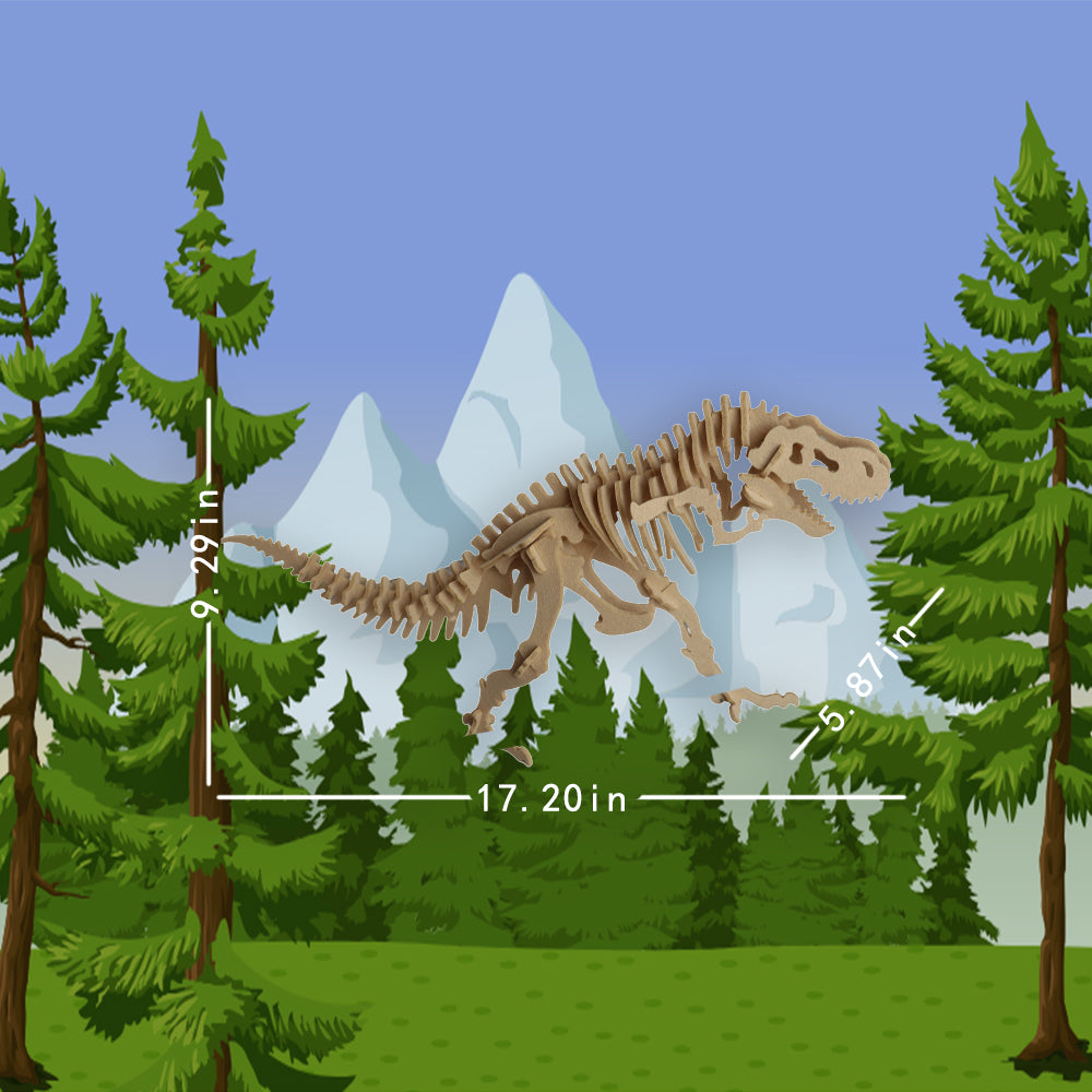 Feltor 3D puzzle for kids different from wooden puzzles felt Tyrannosaurus DIY 3D puzzle dinosaur puzzle toy educational game set a good gift for children