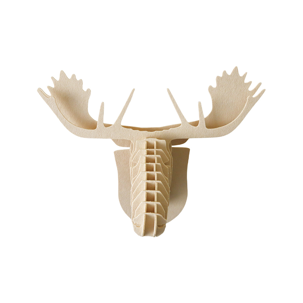 Feltor Felt3D Deer Head Wall Decor - Faux Taxidermy Deer Head Wall Art With Adhesive And Metal Hooks For Living Room, Office And Bedroom Elk Antler Hanging Décor