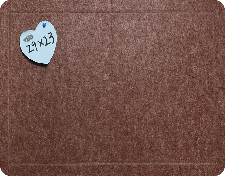 Tablero de anuncios de fieltro Feltor, 23" x 15"/29" x 23"/47" x 23"/47" x 29" Tablero de visión Contiene 20 chinchetas Disponible como panel acústico de pared para escuela y hogar - Cola