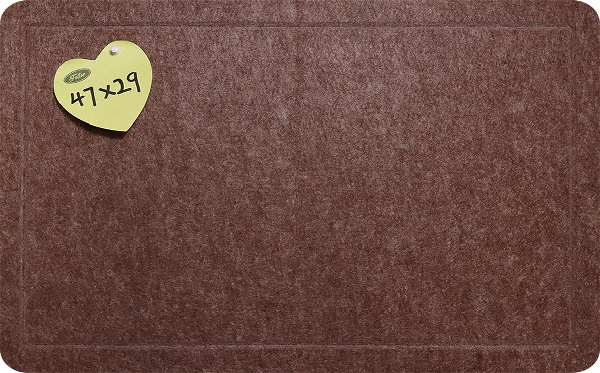 Tablero de anuncios de fieltro Feltor, 23" x 15"/29" x 23"/47" x 23"/47" x 29" Tablero de visión Contiene 20 chinchetas Disponible como panel acústico de pared para escuela y hogar - Cola
