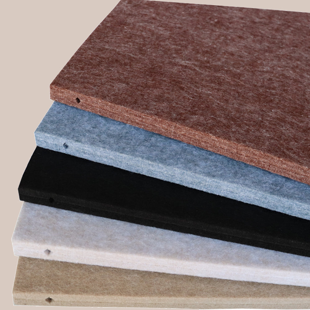 Feltor Felt Bulletin Board, 23"x15"/29"x23"/47"x23"/47"x29" Vision Board Contains 20 Push Pins Available as School Home Wall Acoustic Panel - Cola