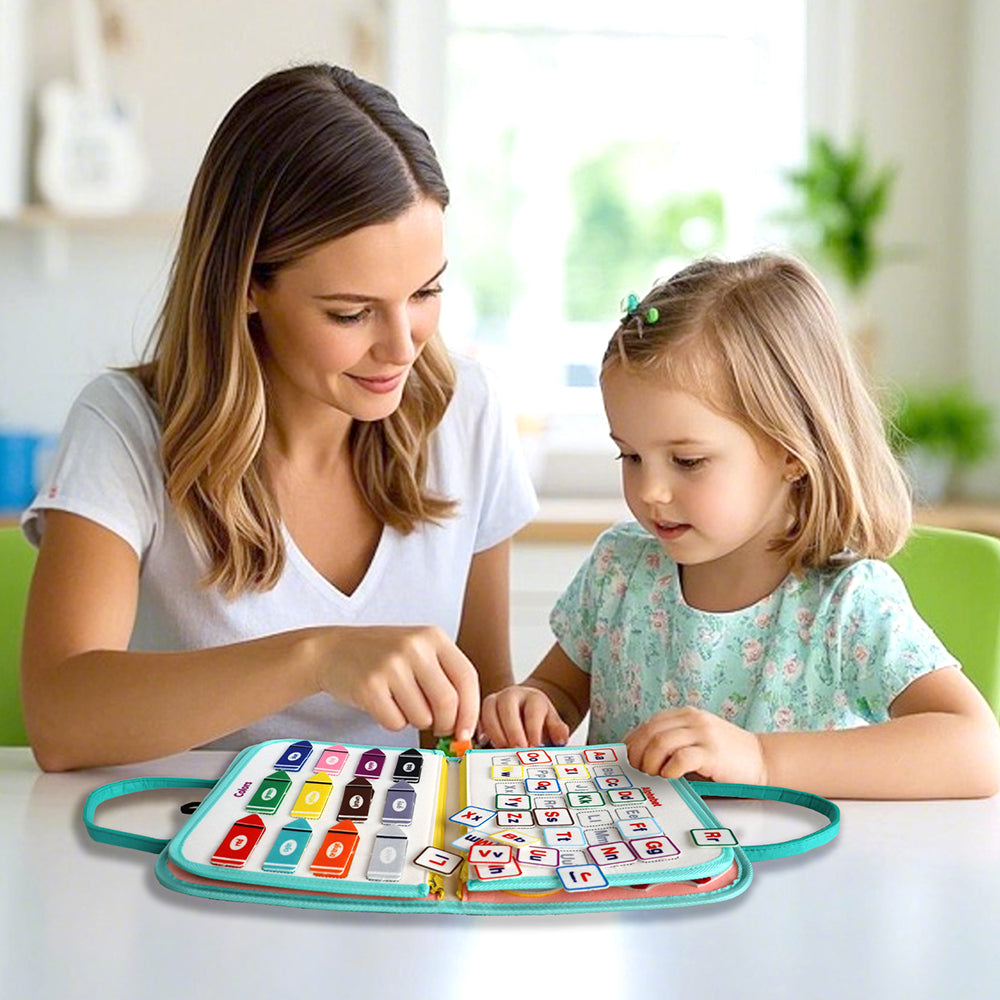 Feltor Felt Quiet Book Montessori Toys for 1-3 Years Old Interactive Book for Girls Birthday Gifts - Little Mermaid