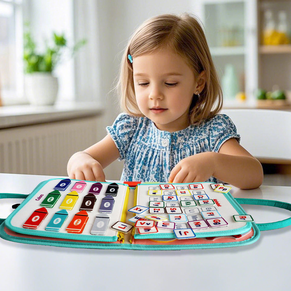 Feltor Felt Quiet Book Montessori Toys for 1-3 Years Old Interactive Book for Girls Birthday Gifts - Little Mermaid