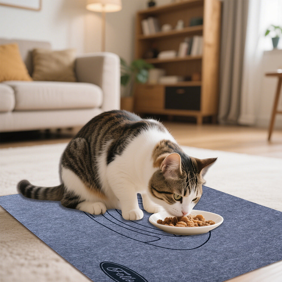 Feltor Multi-Purpose Scratch-Resistant Non-Slip Floor Protection felt pet Cats & Dogs Mats & Pads (12pcs) for Home, Car, Hotel & Crate Training Scratching Mats & Dog Kennel Liners