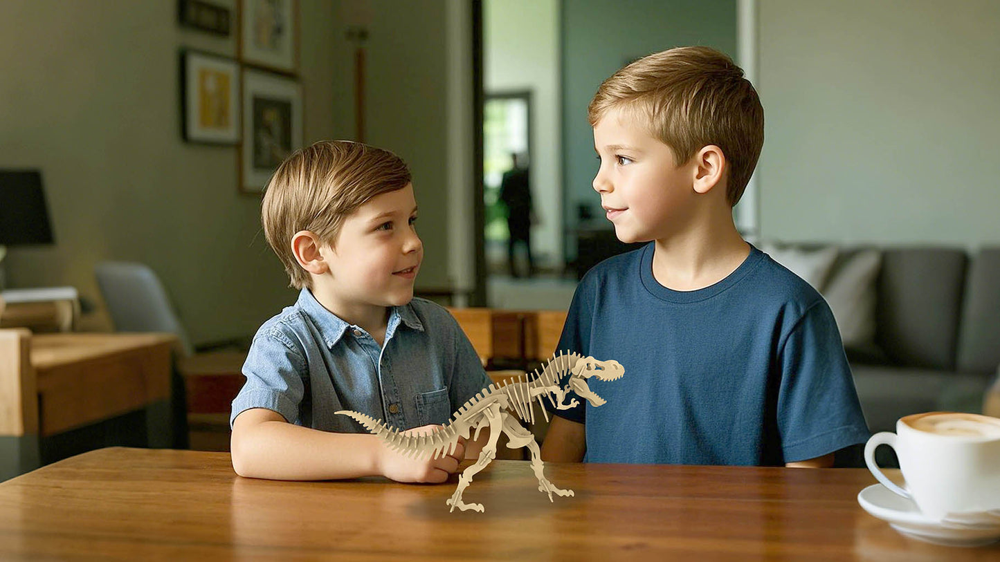 Feltor 3D puzzle for kids different from wooden puzzles felt Tyrannosaurus DIY 3D puzzle dinosaur puzzle toy educational game set a good gift for children
