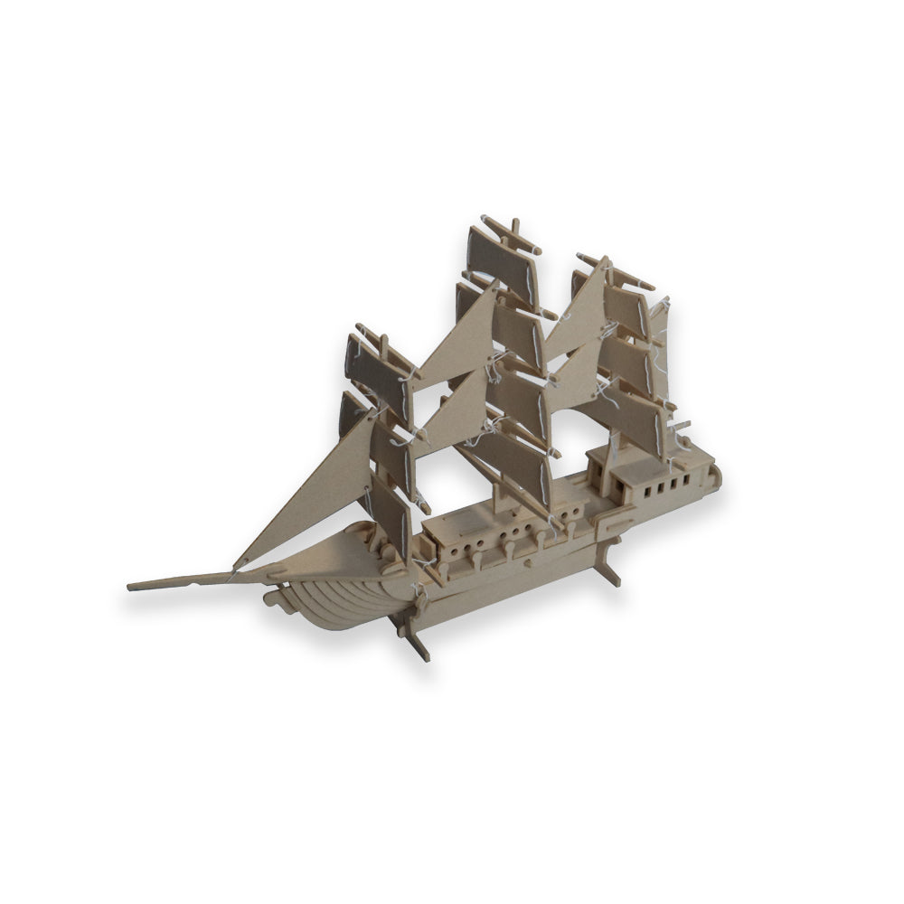 Feltor 3D puzzle for kids, felt sailboat 3D puzzle, DIY model kit, felt handmade ornaments, sailboat 3D puzzle