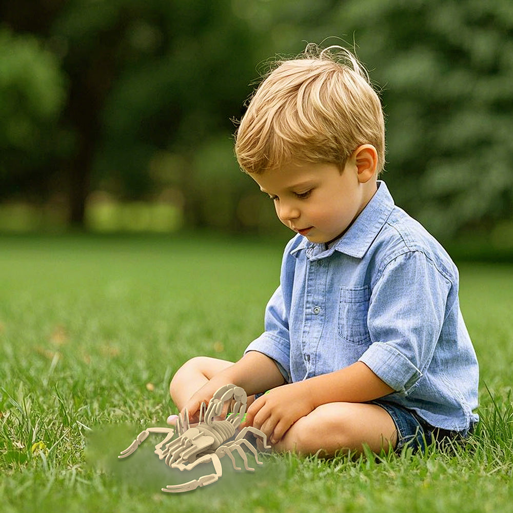 Feltor 3D puzzle children's toys, felt scorpion DIY three-dimensional puzzle, creative animal puzzle, suitable for children's hands-on ability and imagination development
