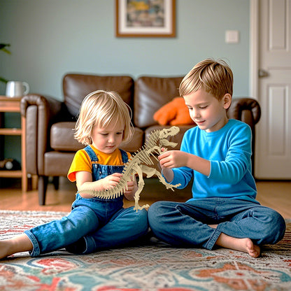 Feltor 3D puzzle for kids different from wooden puzzles felt Tyrannosaurus DIY 3D puzzle dinosaur puzzle toy educational game set a good gift for children