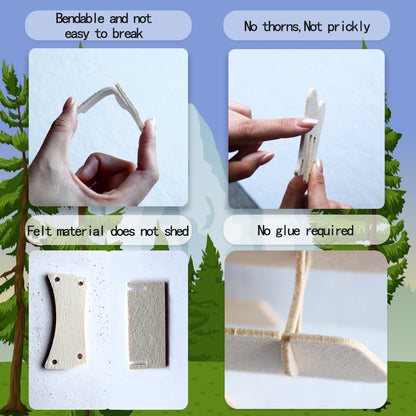 Feltor 3D puzzle for kids different from wooden puzzles felt Tyrannosaurus DIY 3D puzzle dinosaur puzzle toy educational game set a good gift for children