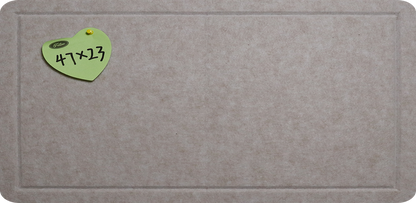 Tablero de corcho alternativo Feltor, tablero de fieltro para imágenes de 23" x 15"/ 29" x 23"/ 47" x 23"/ 47" x 29", contiene 1 caja de chinchetas, mejor decoración de pared para el hogar que un rollo de tablero de anuncios de papel - Beige