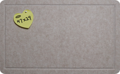Tablero de corcho alternativo Feltor, tablero de fieltro para imágenes de 23" x 15"/ 29" x 23"/ 47" x 23"/ 47" x 29", contiene 1 caja de chinchetas, mejor decoración de pared para el hogar que un rollo de tablero de anuncios de papel - Beige