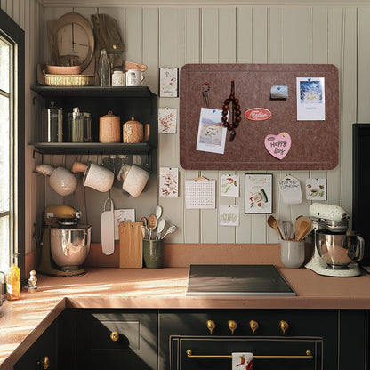 Tablero de anuncios de fieltro Feltor, 23" x 15"/29" x 23"/47" x 23"/47" x 29" Tablero de visión Contiene 20 chinchetas Disponible como panel acústico de pared para escuela y hogar - Cola