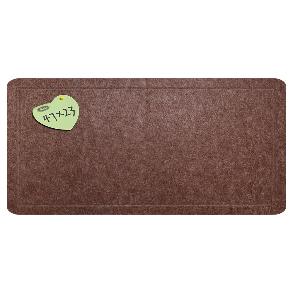 Tablero de anuncios de fieltro Feltor, 23" x 15"/29" x 23"/47" x 23"/47" x 29" Tablero de visión Contiene 20 chinchetas Disponible como panel acústico de pared para escuela y hogar - Cola