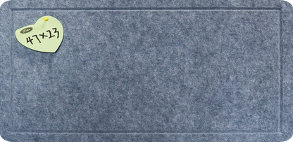 Feltor Felt Wall Poster, 23"x15"/29"x23"/47"x23"/47"x29" Photo Board, with 1 Box of Push Pins for Classroom Dorm Wall Decor - Grays