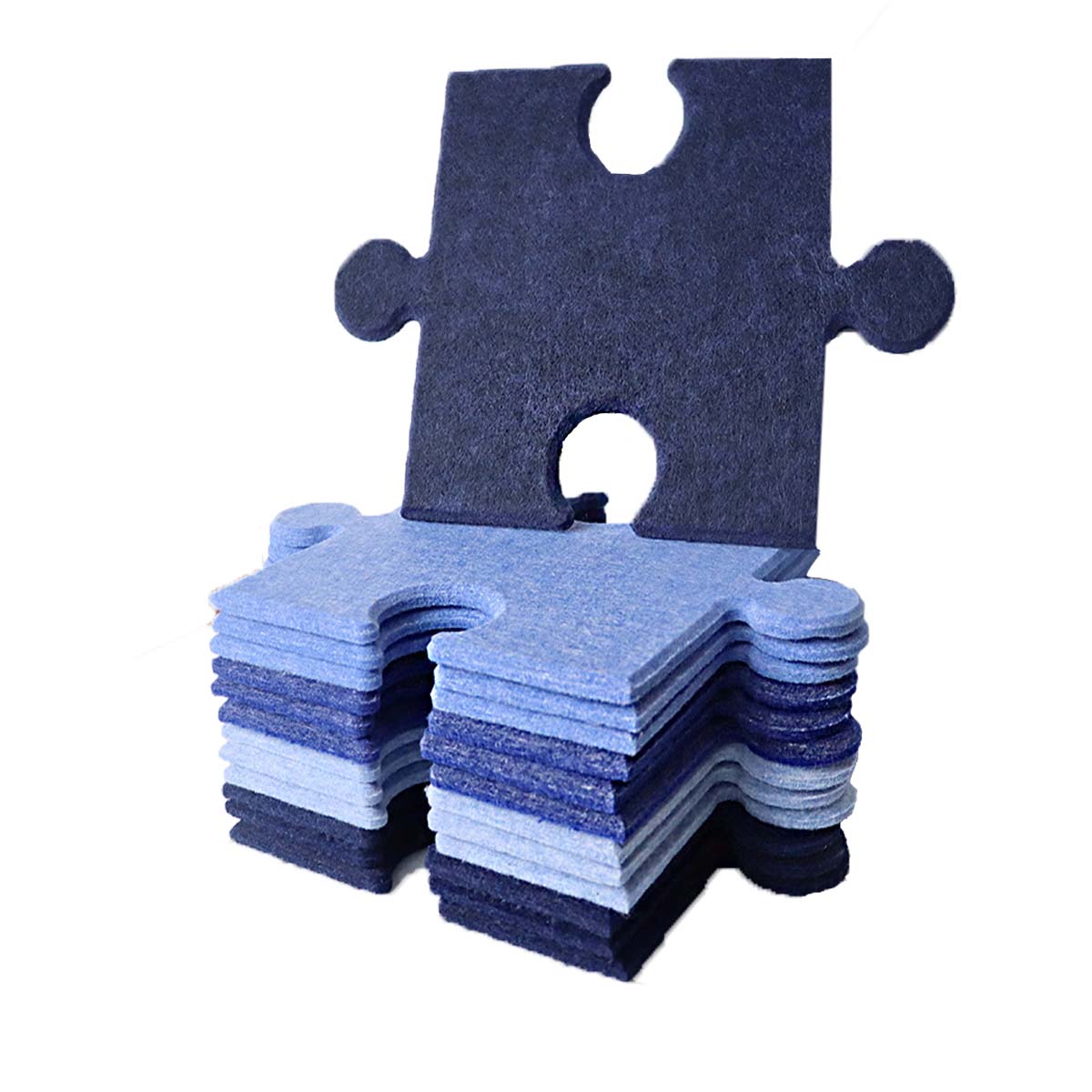 Feltor Hexagons Felt Puzzle Mat - 14 Individual Felt Boards , Portable Combination Removable, Felt carpet mat & bulletined borad, Suitable for Home and Play Areas.