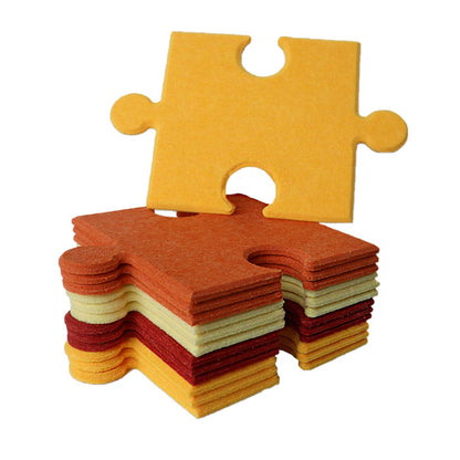 Feltor Square Felt Carpet Pad (20PCS), Soft Play Mat Tiles for Kids & Wall Bulletin Board （ Includes Two Velcro Each Piece ）DIY Any shape For Wall and Floor